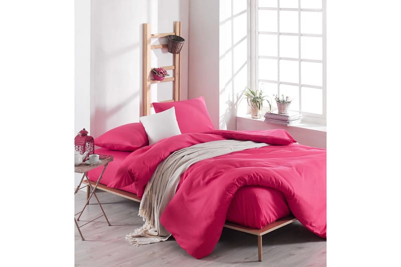 Bäddset EnLora Home Dubbelt 4-dels - Rosa - Textil & mattor - Sängkläder