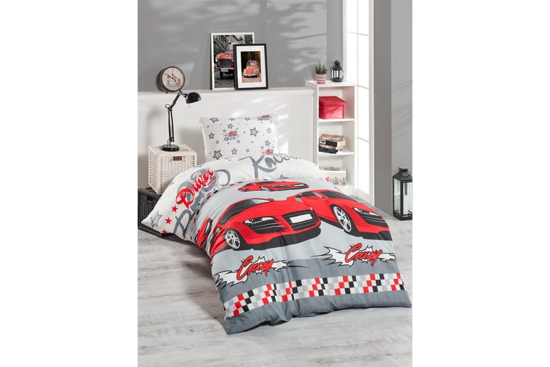 Bäddset EnLora Home Enkelt 2-dels - Vit|Röd|Svart|Grå - Textil & mattor - Sängkläder - Bäddset & påslakanset - Påslakanset enkelsäng