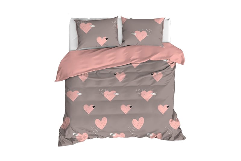Bäddset EnLora Home Ranforce - Rosa - Textil & mattor - Sängkläder