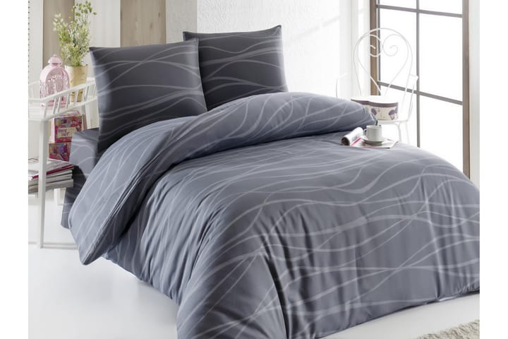Bäddset Eponj Home Dubbelt 4-dels - Grå - Textil & mattor - Sängkläder