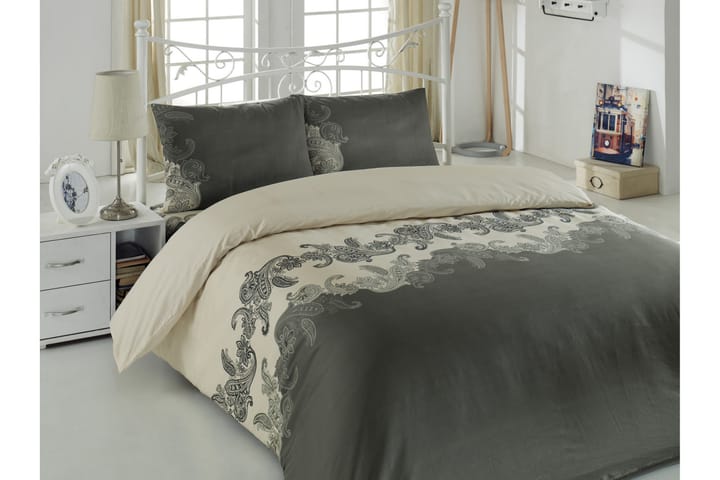 Bäddset Eponj Home Enkelt 3-dels - Beige|Grå - Textil & mattor - Sängkläder