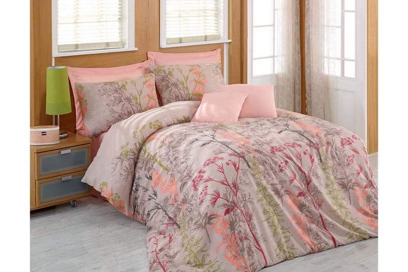 Bäddset Eponj Home Enkelt 3-dels - Beige|Röd|Rosa|Grön - Textil & mattor - Sängkläder