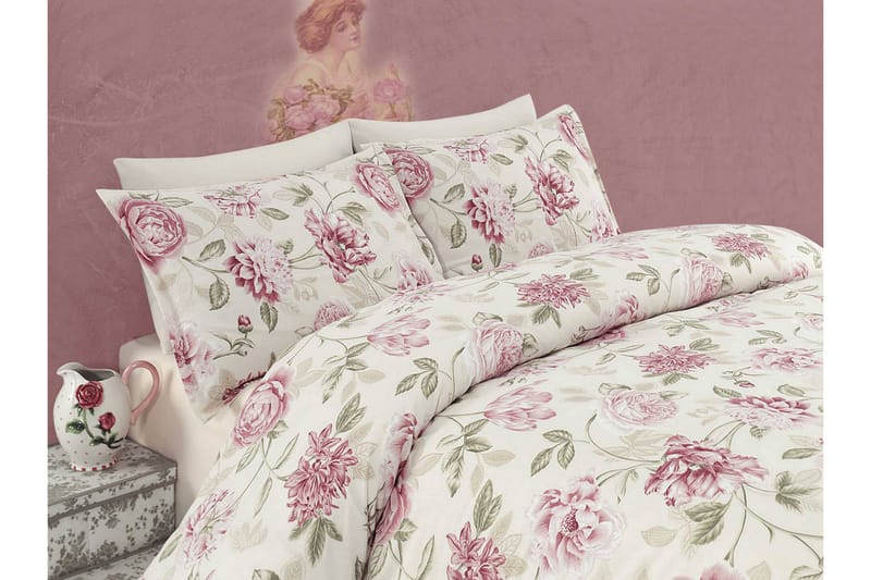 Bäddset Eponj Home Enkelt 3-dels - Rosa|Creme|Grön - Textil & mattor - Sängkläder - Bäddset & påslakanset