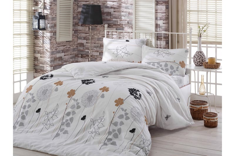 Bäddset Eponj Home Enkelt 3-dels - Vit|Grå|Svart|Brun - Textil & mattor - Sängkläder - Bäddset & påslakanset