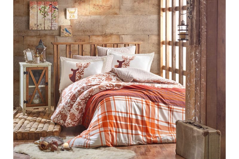 Bäddset Hobby Flannel - Brun - Textil & mattor - Sängkläder