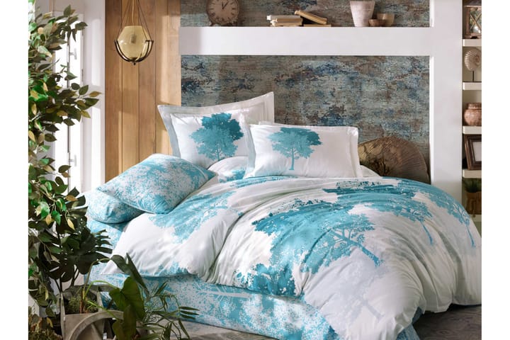 Bäddset Hobby Poplin - Blå - Textil & mattor - Sängkläder