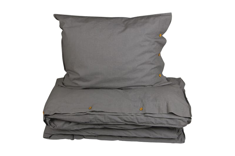 Bäddset Hygge 150x210 cm Grå - Fondaco - Textil & mattor - Sängkläder - Bäddset & påslakanset - Påslakanset dubbelsäng