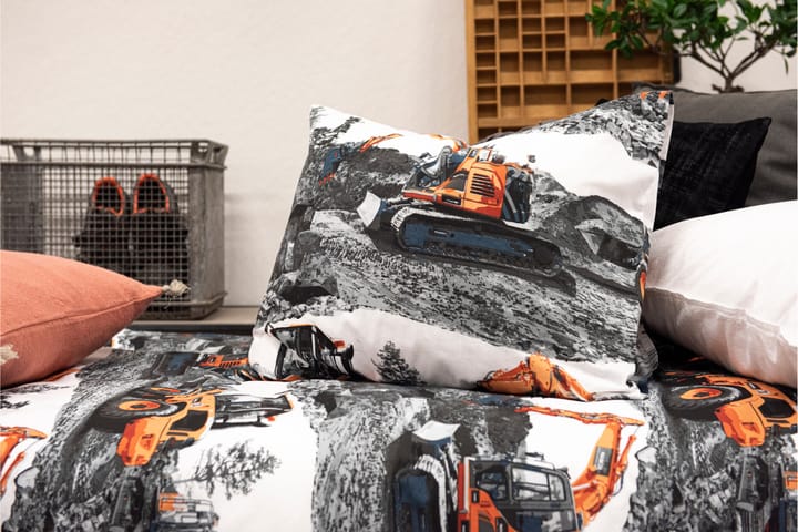 Bäddset Maskiner Set Orange - Franzén - Textil & mattor - Sängkläder