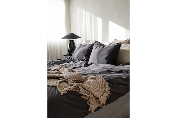 Bäddset Percale 3-Dels 210x220/50x60 cm Grå - Borganäs - Textil & mattor - Sängkläder