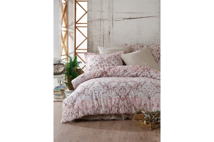 Bäddset Primacasa by Türkiz Ranforce - Rosa - Textil & mattor - Sängkläder