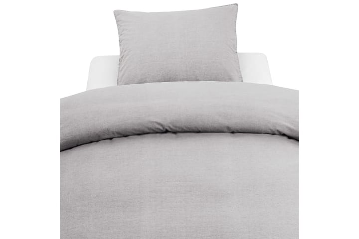 Bäddset Washed 2-dels 150x210 cm Ljusgrå - Borganäs - Textil & mattor - Sängkläder - Bäddset & påslakanset