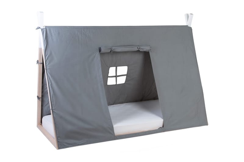 CHILDHOME Sängöverdrag tipi 90x200 cm grå - Grå - Textil & mattor - Barntextilier - Sängkläder barn