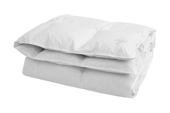 Elegant Täcke Extra Light King Size Vitt 230x220 - Norsk Dun - Textil & mattor - Sängkläder - Täcke