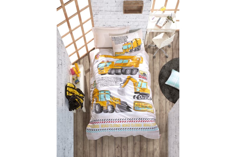 Enkelset Cotton Box Ranforce - Turkos - Textil & mattor - Sängkläder
