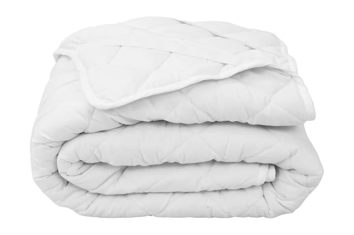 Kviltat madrasskydd vit 140x200 cm lätt - Vit - Textil & mattor - Sängkläder - Madrasskydd