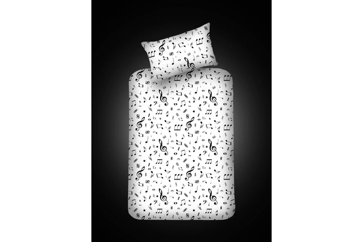 Lakan EnLora Home Enkelt 100x200 cm+Kuddfodral - Svart|Vit - Textil & mattor - Sängkläder - Bäddset & påslakanset - Påslakanset enkelsäng