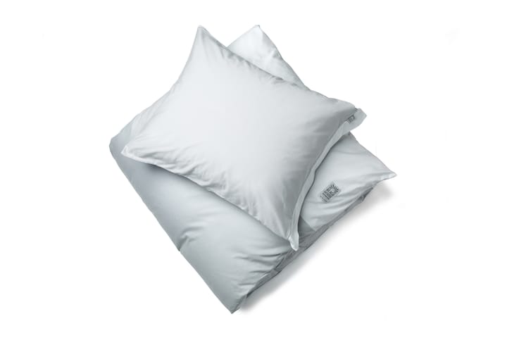 Påslakan Fold Fog Grå/Vit 150x210 cm - Beach House - Textil & mattor - Sängkläder