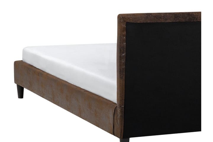 Sängöverdrag Galetka 160x200 cm Konstläder - Brun - Textil & mattor - Sängkläder