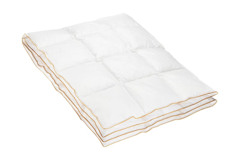 Täcke Elena Feather 200x220 cm - Vit - Textil & mattor - Sängkläder - Täcke - Dubbeltäcke