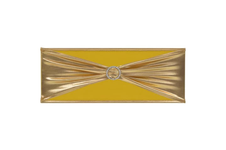 25 st Stolsband stretch diamantspänne guld - Guld - Textil & mattor - Tyg - Möbeltyg - Möbelöverdrag innemöbler - Stolsöverdrag