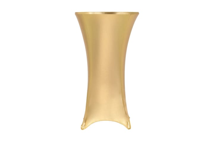Bordsöverdrag 2 st stretch guld 60 cm - Guld - Utemöbler & utemiljö - Övrigt utemöbler - Möbelskydd - Överdrag utemöbler
