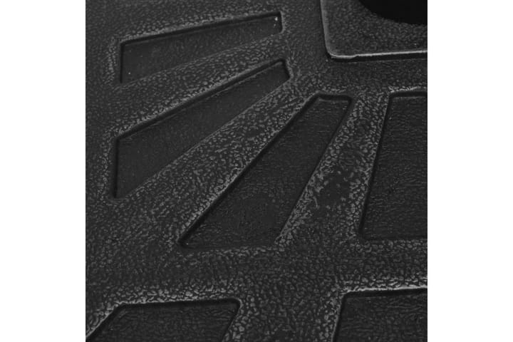 Parasollfot harts kvadratisk svart 12 kg - Svart - Utemöbler & utemiljö - Övrigt utemöbler - Tillbehör utemöbler - Parasollfot