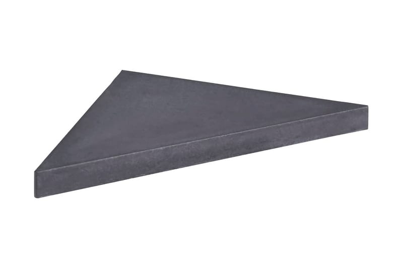 Viktplatta för parasoll svart granit fyrkantig 15 kg - Svart - Utemöbler & utemiljö - Övrigt utemöbler - Tillbehör utemöbler - Parasollfot