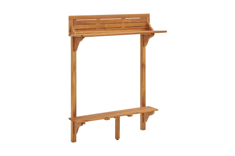 Balkongbord 90x37x122,5 cm massivt akaciaträ - Brun - Inredning - Dekoration & inredningsdetaljer - Krukor & ytterkrukor - Utomhuskruka