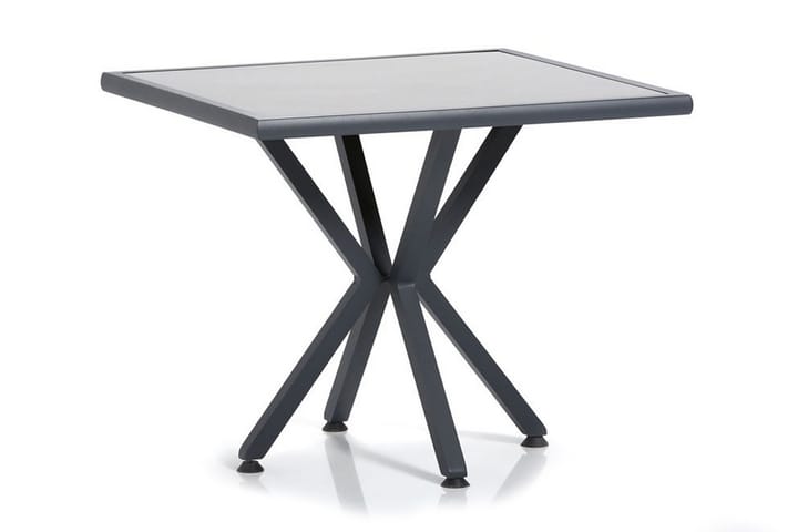 Balkongbord Molgachi 90 cm - Grå/Svart - Utemöbler & utemiljö - Balkong & altan - Balkongmöbler - Balkongbord