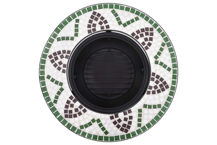 Eldgrop i mosaik grön 68cm keramik - Grön - Utemöbler & utemiljö - Grill & utekök - Grilltillbehör