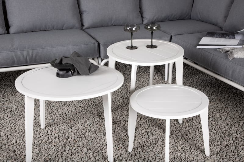 Hörnsoffa Roxo Vit - Venture Home - Utemöbler & utemiljö - Loungemöbler - Loungeset & loungegrupp