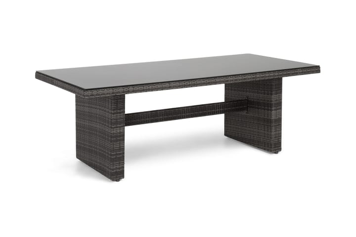 Matbord Majestic 210x100 cm - Grå - Utemöbler - Välj efter material - Konstrotting
