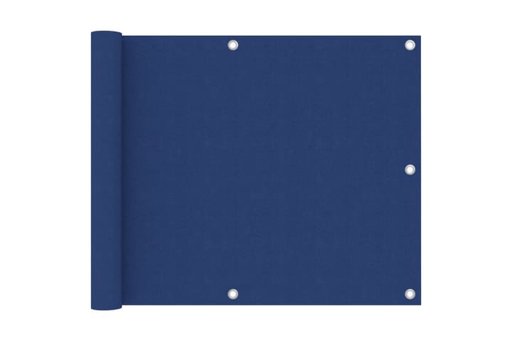 Balkongskärm blå 75x400 cm oxfordtyg - Blå - Utemöbler & utemiljö - Solskydd - Balkongskydd