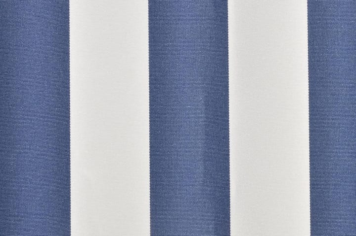Markisduk blå & vit 350x250 cm - Blå - Utemöbler & utemiljö - Solskydd - Markiser - Markistillbehör - Markisväv & markistyg