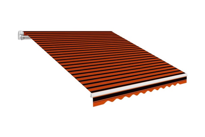 Markisduk orange och brun 350x250 cm - Flerfärgad - Utemöbler & utemiljö - Solskydd - Markiser - Markistillbehör - Markisväv & markistyg