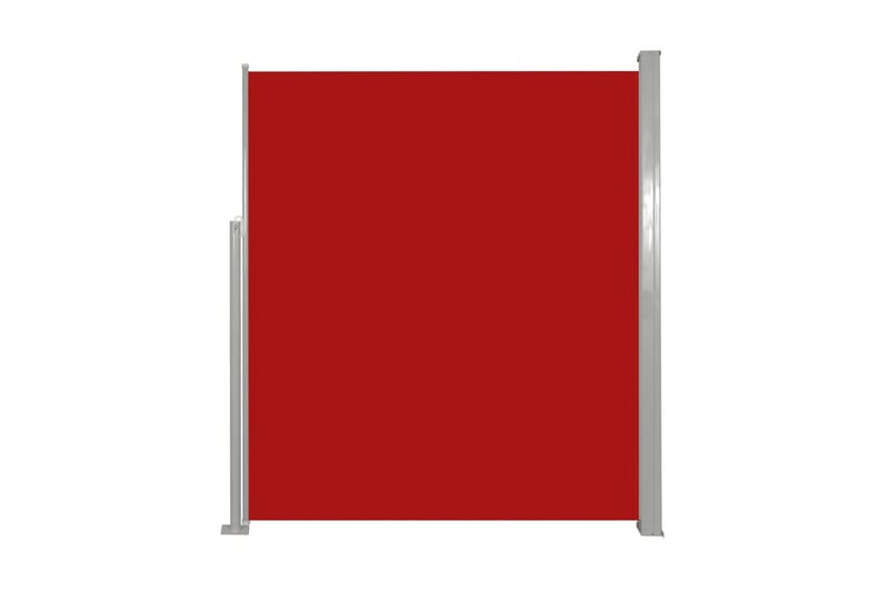 Infällbar markis för uteplats 160x300 cm röd - Röd - Utemöbler - Solskydd - Markiser