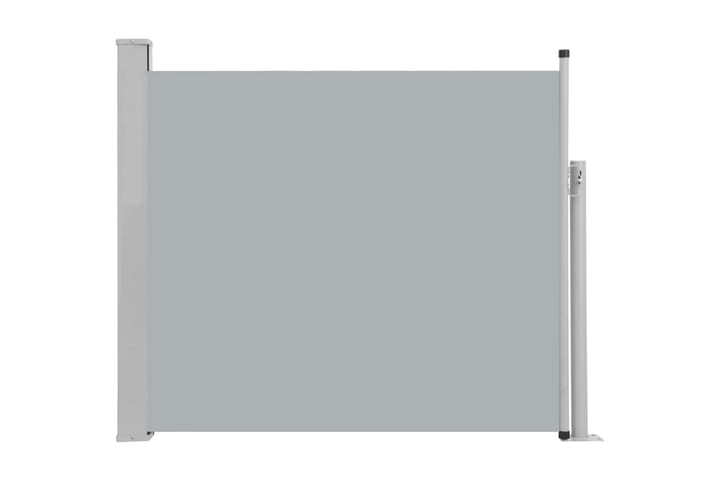 Infällbar sidomarkis 100x300 cm grå - Grå - Utemöbler & utemiljö - Solskydd - Markiser - Sidomarkis