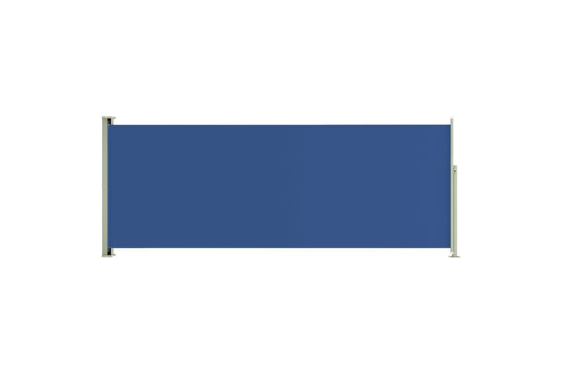Infällbar sidomarkis 117x300 cm blå - Blå - Utemöbler & utemiljö - Solskydd - Markiser