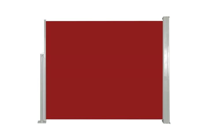 Infällbar sidomarkis 120x300 cm röd - Röd - Utemöbler & utemiljö - Solskydd - Markiser
