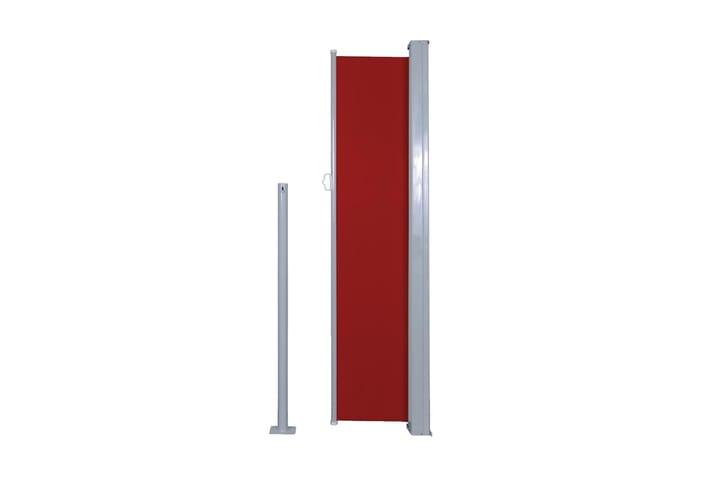Infällbar sidomarkis 140x300 cm röd - Röd - Utemöbler - Solskydd - Markiser