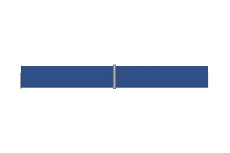 Infällbar sidomarkis 160x1200 cm blå - Blå - Utemöbler & utemiljö - Solskydd - Markiser