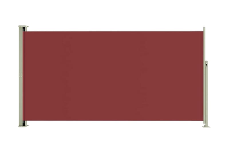Infällbar sidomarkis 160x300 cm röd - Röd - Utemöbler & utemiljö - Solskydd - Markiser
