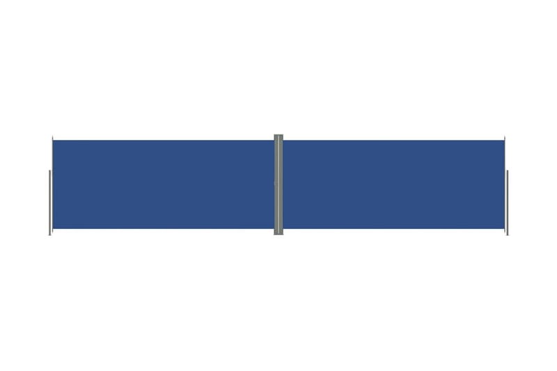 Infällbar sidomarkis 220x1000 cm blå - Blå - Utemöbler & utemiljö - Solskydd - Markiser
