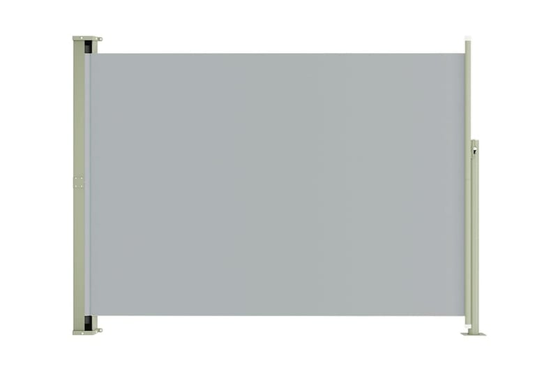 Infällbar sidomarkis 220x300 cm grå - Grå - Utemöbler & utemiljö - Solskydd - Markiser - Sidomarkis