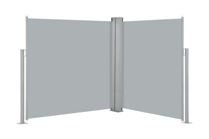Infällbar sidomarkis antracit 140x600 cm - Grå - Utemöbler & utemiljö - Solskydd - Markiser