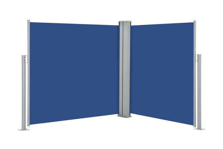 Infällbar sidomarkis blå 100x600 cm - Blå - Utemöbler & utemiljö - Solskydd - Markiser