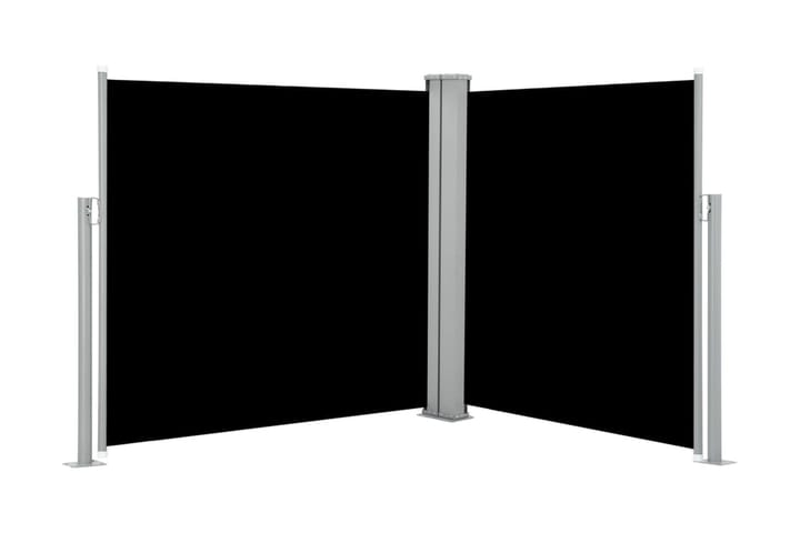 Infällbar sidomarkis svart 100x600 cm - Svart - Utemöbler & utemiljö - Solskydd - Markiser