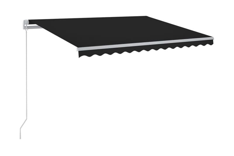 Markis manuellt infällbar 400x350 cm antracit - Grå - Utemöbler & utemiljö - Solskydd - Markiser