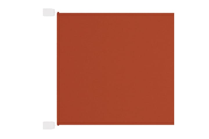 Markis vertikal terrakotta 100x420 cm oxfordtyg - Röd - Utemöbler & utemiljö - Solskydd - Markiser