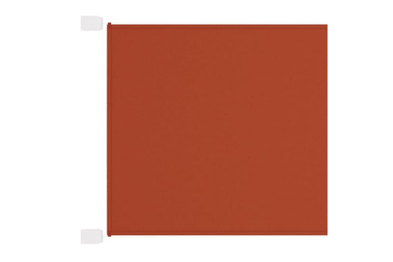 Markis vertikal terrakotta 140x600 cm oxfordtyg - Röd - Utemöbler & utemiljö - Solskydd - Markiser